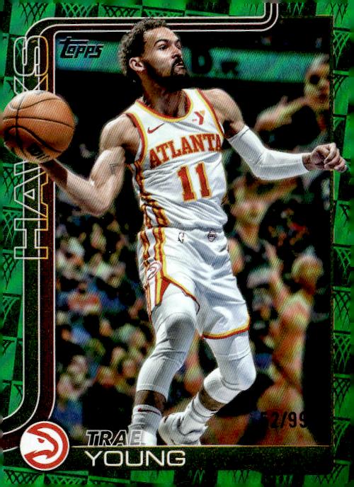 2025-26 Topps #61 Trae Young Green Holofoil /99