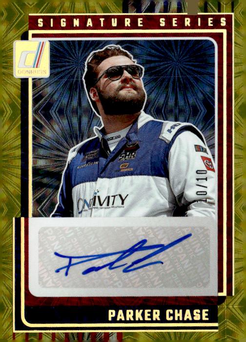 2025 Donruss #SS-PCE Parker Chase Signature Series Gold Fireworks #/10