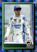 2025 Donruss #53 Kyle Larson Carolina Blue Laser #/99