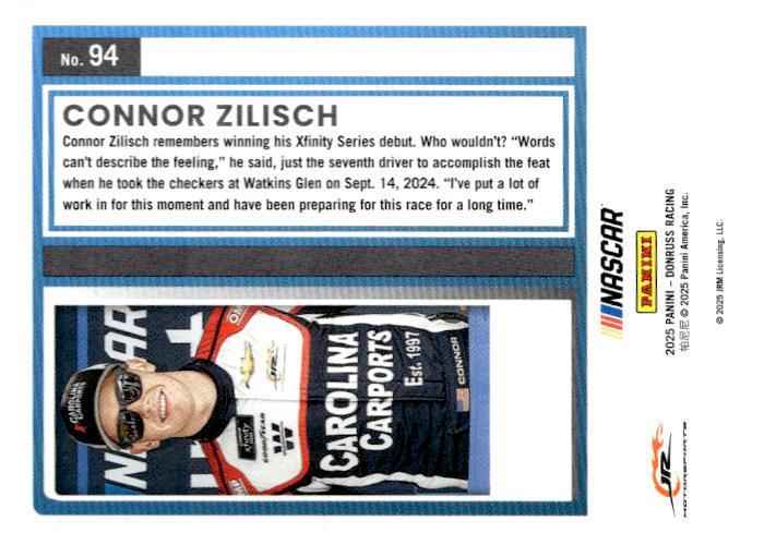 2025 Donruss #94 Connor Zilisch Laser