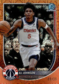 2025-26 Bowman #BCV-178 AJ Johnson Chrome Orange Mojo Refractor #/25