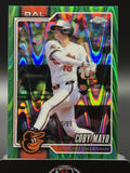 2026 Topps Chrome #139 Coby Mayo Green RayWave Refractor /199