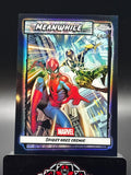 2026 Topps Chrome Marvel #MW-11 Spidey Goes Cosmic Black Refractor 4/10