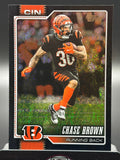 2026 Topps Flagship #42 Chase Brown Black Holo Foil #/10