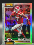 2026 Topps Flagship #100 Travis Kelce Rainbow Foil