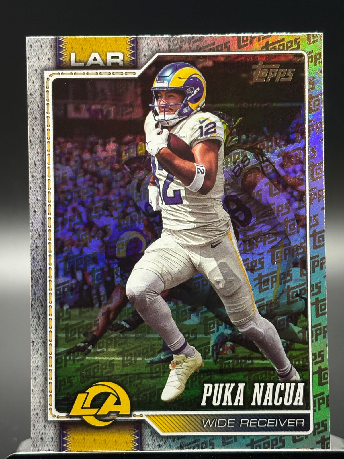 2026 Topps Flagship #113 Puka Nacua Topps Logo Foilboard