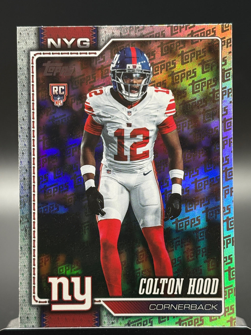 2026 Topps Flagship #381 Colton Hood Topps Logo Foilboard