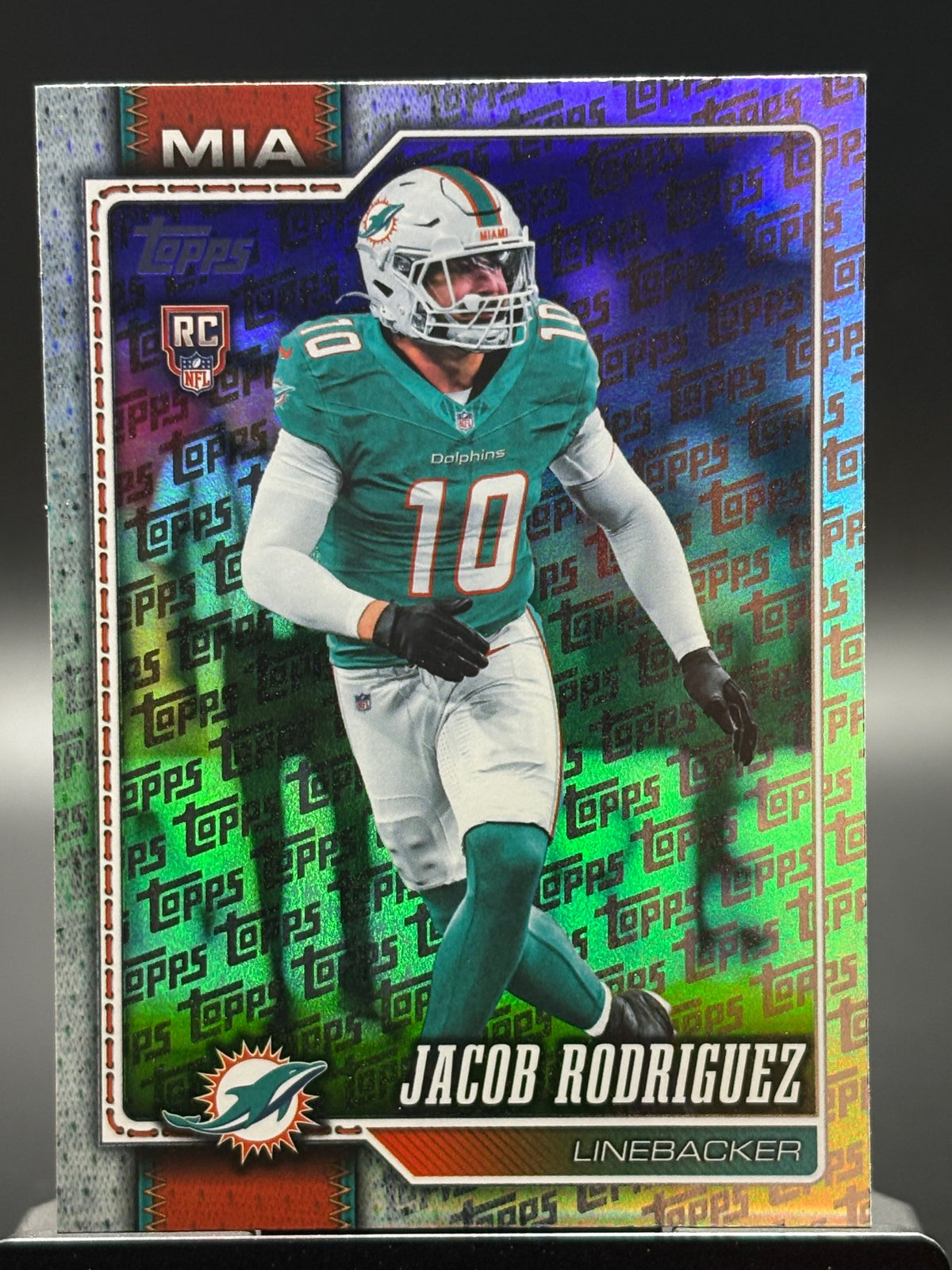 2026 Topps Flagship #378 Jacob Rodriguez Topps Logo Foilboard