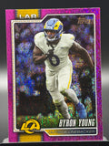 2026 Topps Flagship #116 Byron Young Pink Holo Foil