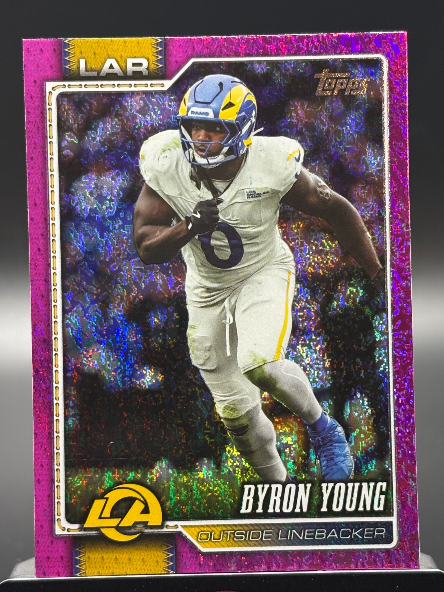 2026 Topps Flagship #116 Byron Young Pink Holo Foil