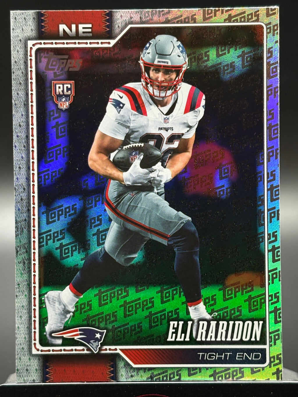 2026 Topps Flagship #369 Eli Raridon Topps Logo Foilboard