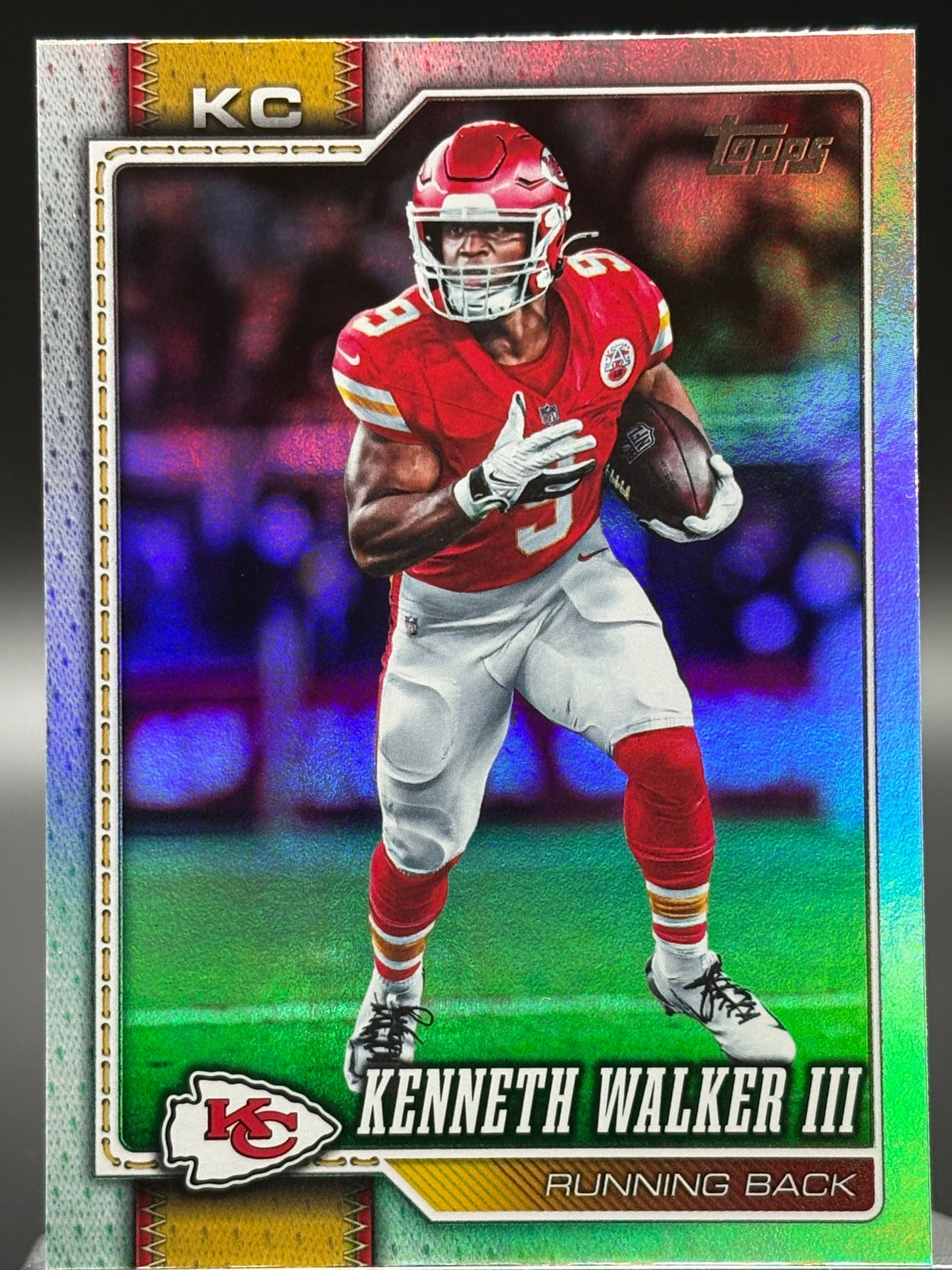2026 Topps Flagship #180 Kenneth Walker III Rainbow Foil