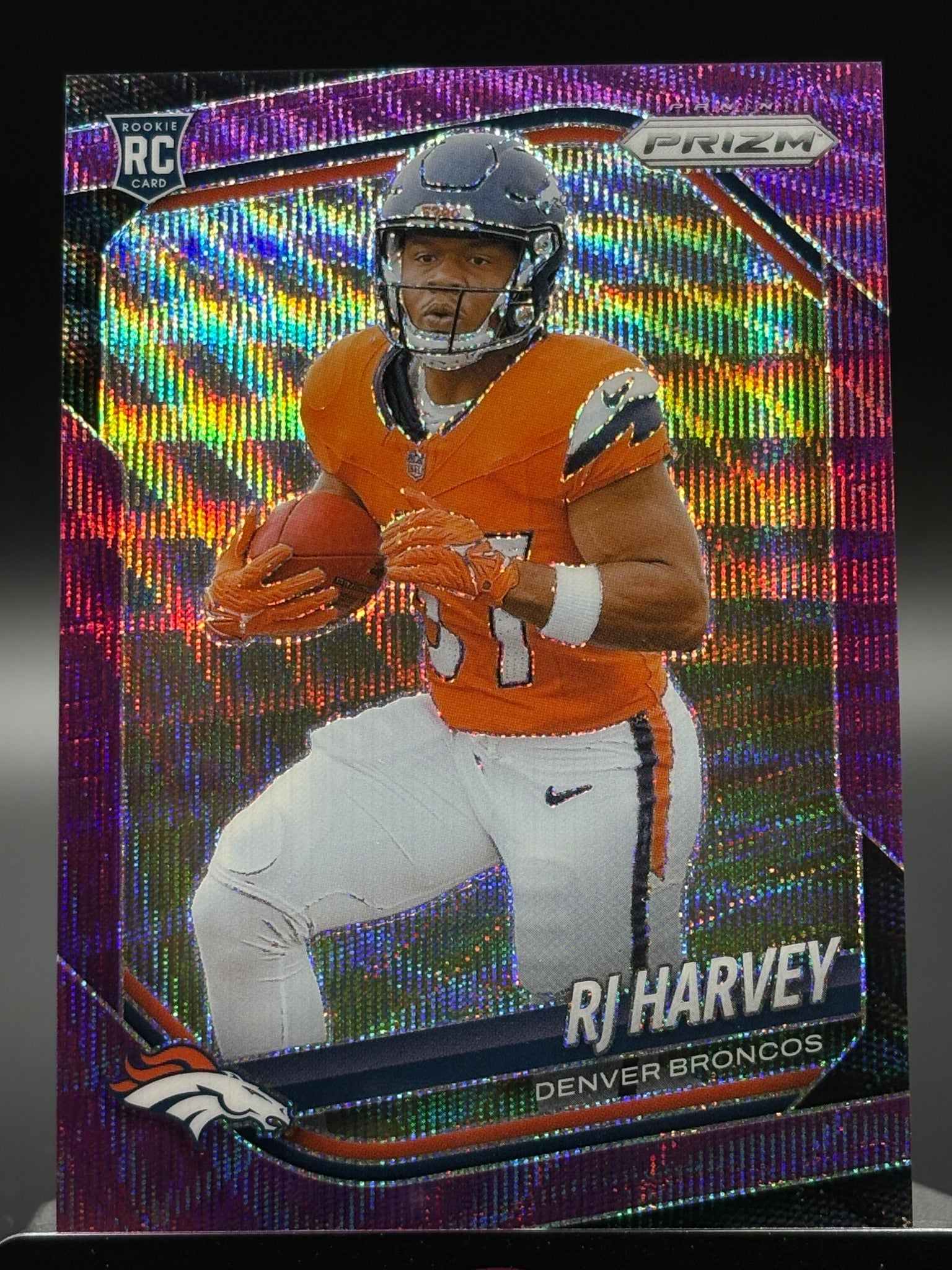 2025 Panini Prizm #303 RJ Harvey Purple Wave #/99