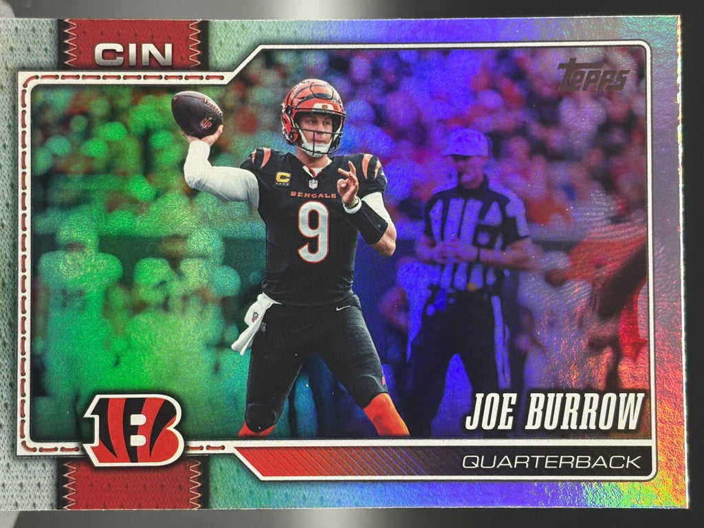 2026 Topps Flagship #40 Joe Burrow Rainbow Foil