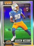 2026 Topps Flagship #345 Akheem Mesidor Rainbow Foil