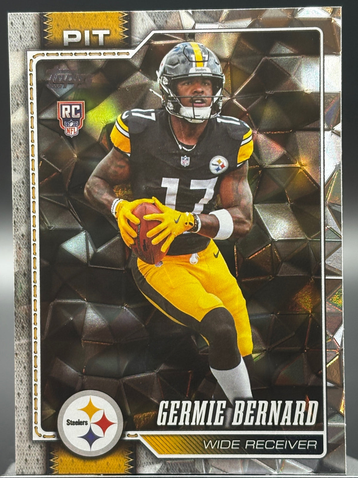 2026 Topps Flagship #325 Germie Bernard Diamante Foil