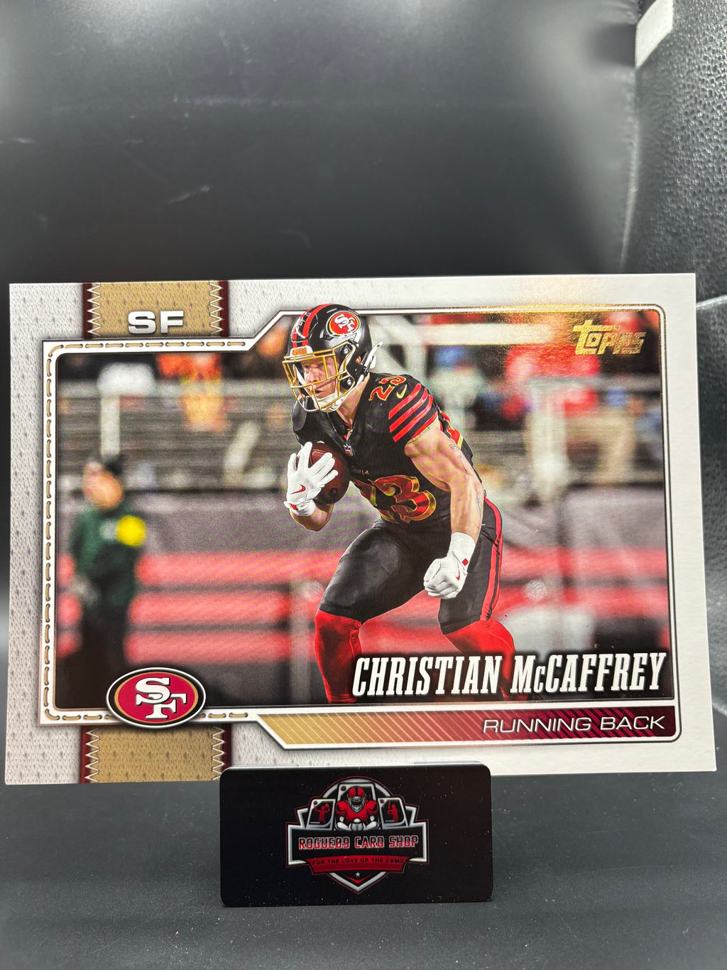 2026 Topps Flagship #SBOC-9 Christian McCaffrey Super Box Oversized 5x7