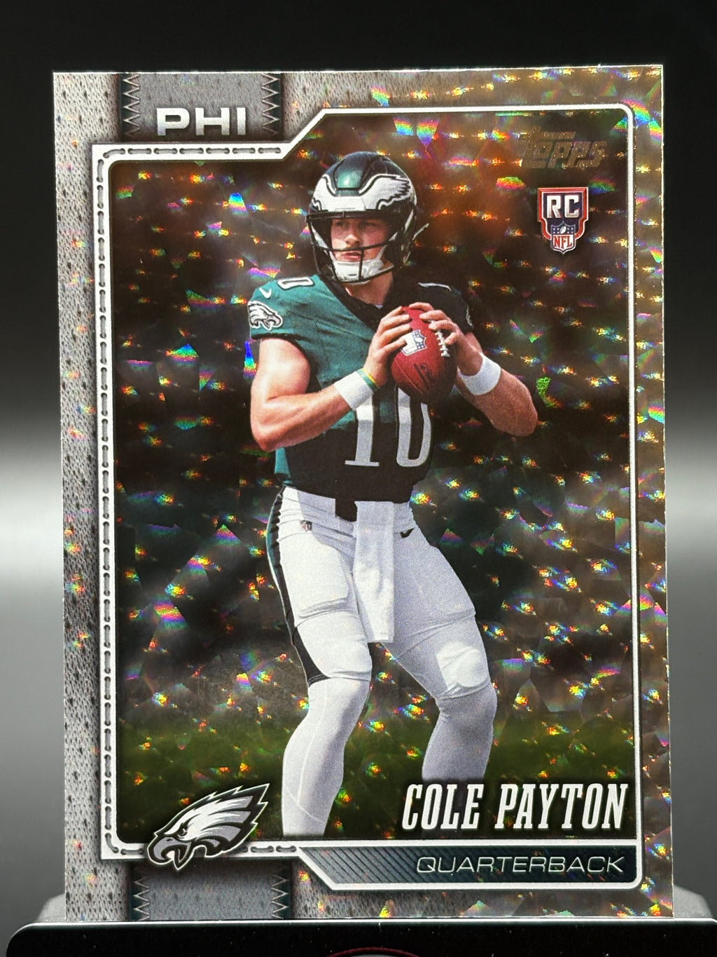 2026 Topps Flagship #307 Cole Payton Silver Crackle Foil