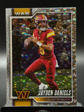 2026 Topps Flagship #196 Jayden Daniels Silver Crackle Foil