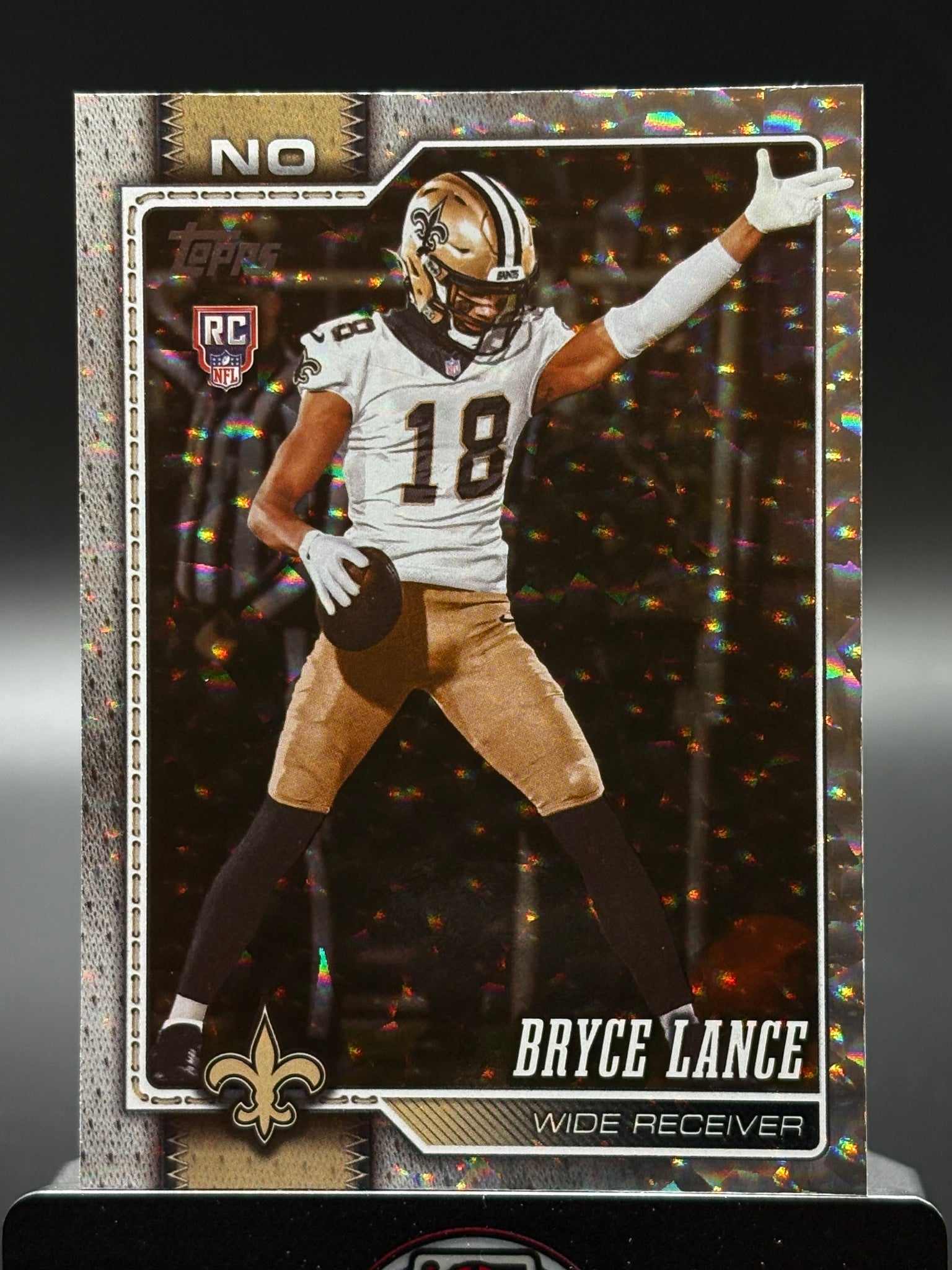 2026 Topps Flagship #332 Bryce Lance Silver Crackle Foil