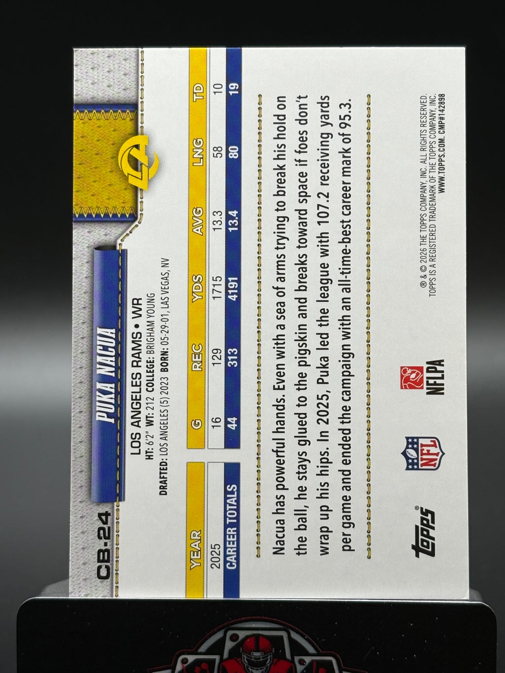 2026 Topps Flagship #CB-24 Puka Nacua Companion Cards